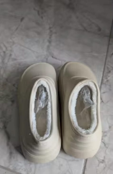 Customer photo review of Torrey Fuzzy - Healthy & Non-Slip Comfort Clogs