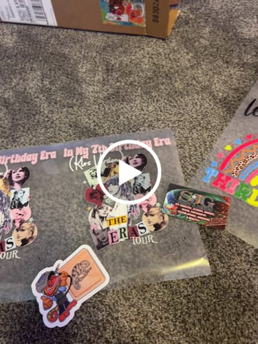 Customer video review of Custom DTF Transfer By Size