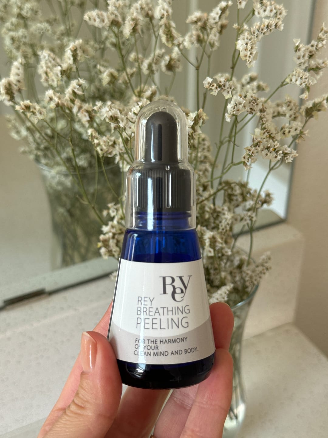 Customer photo review of Rey Breathing Peeling Serum
