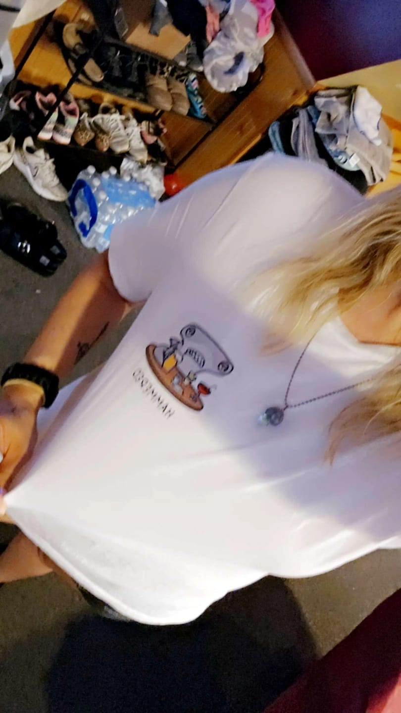 Customer photo review of Hammered Lightweight T-Shirt