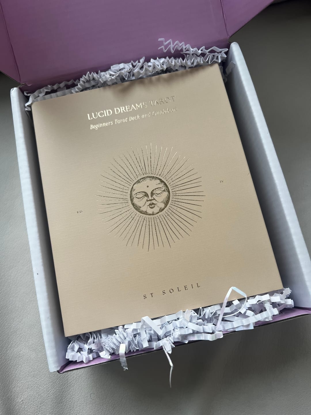 Customer photo review of Lucid Dreams Beginners Tarot • With Keywords™ {EDITION 4}
