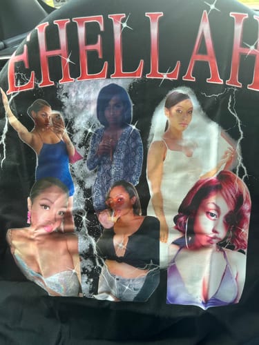 Customer photo review of CUSTOM VINTAGE TEE