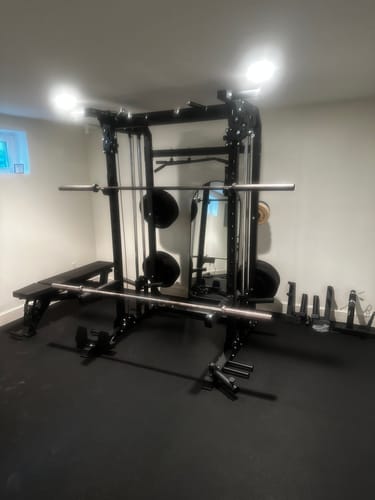 Customer photo review of Major Fitness F22 All-In-One Home Gym Power Rack