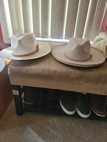 Customer photo review of Jackson Pencil Brim Fedora - Ivory