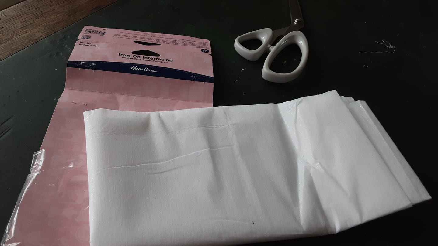 Customer photo review of Hemline Iron-on Interfacing