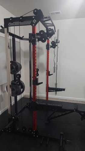 Customer photo review of HR05 Half Rack Functional Trainer