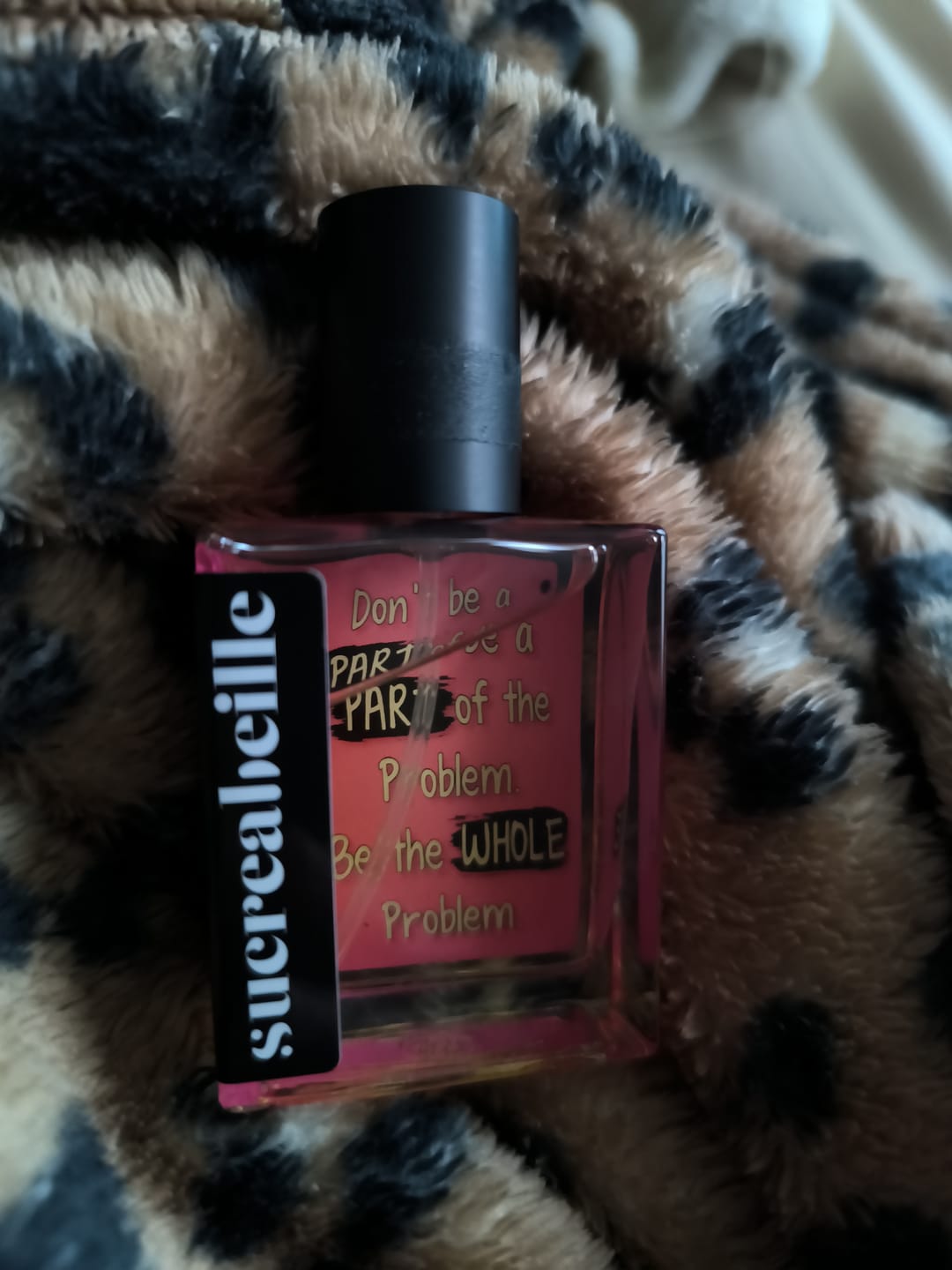 Customer photo review of Don't Be A Part Of The Problem. Be The Whole Problem.