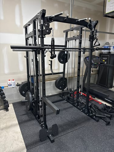 Customer photo review of Major Fitness SML07 All-In-One Home Gym Smith Machine
