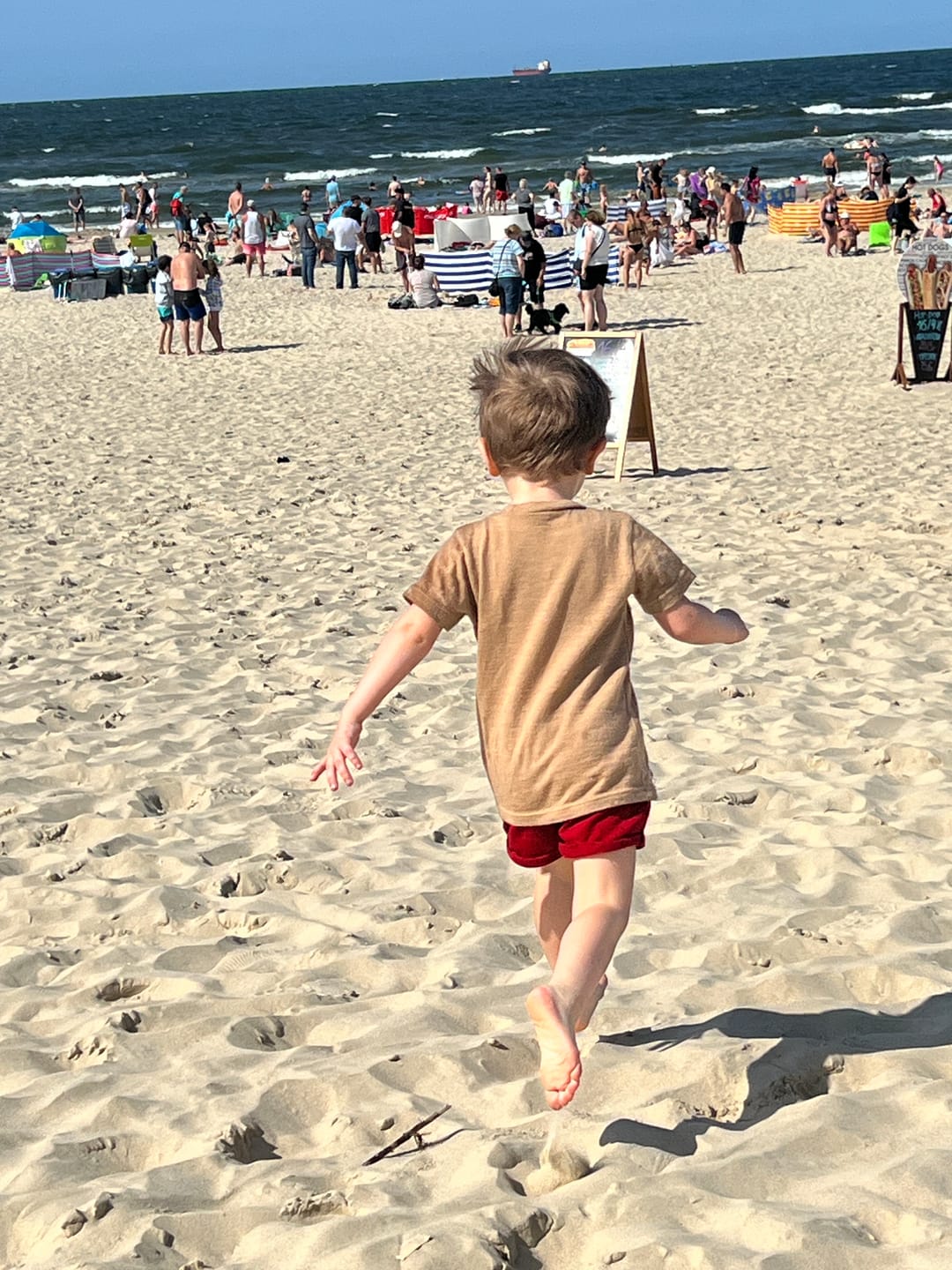 Customer photo review of Upcycling Merino T-Shirt mit der Falte Braun meliert