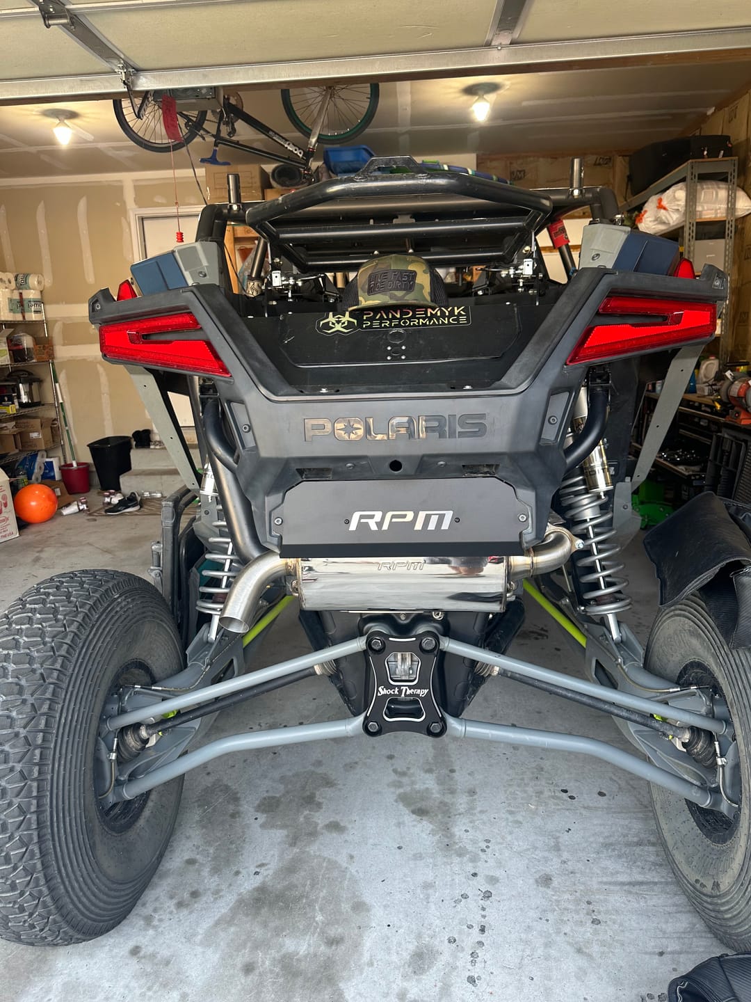 Customer photo review of Pro XP & Turbo R Rear Fascia Delete Shield / Muffler Cover