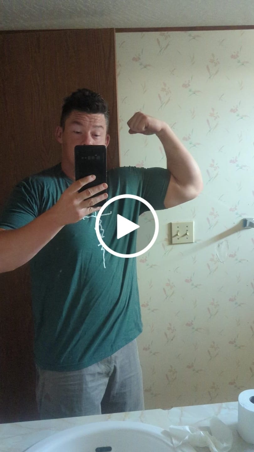 Customer video review of Faith Cross Tee