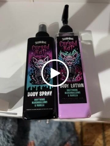 Customer video review of Cursed Kat Body Lotion