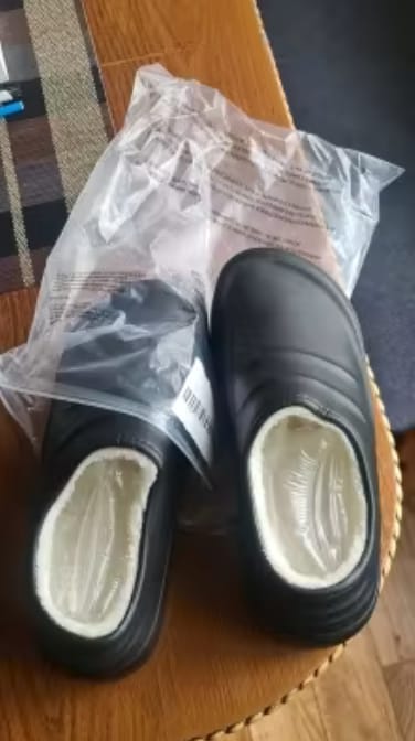 Customer photo review of Torrey Fuzzy - Healthy & Non-Slip Comfort Clogs