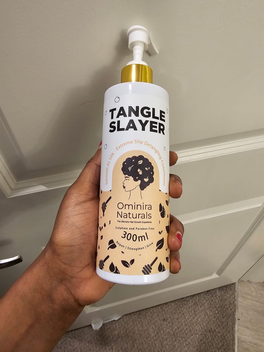 Customer photo review of Tangle Slayer - Extreme Slip Detangling Conditioner
