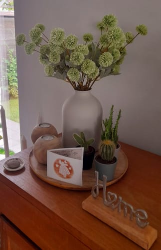 Fotorecensie van een klant over Zijden Kiku Bloemen - Grasgroen (10 stengels)