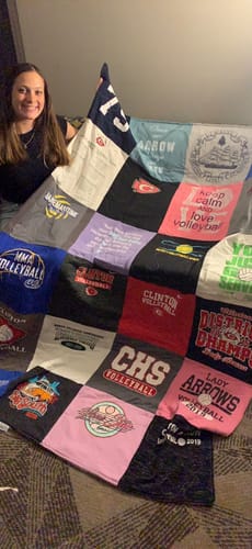 Customer photo review of Premium T-Shirt Quilts