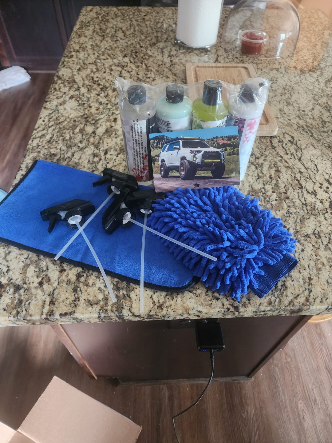 Customer photo review of Starter Auto Care Kit
