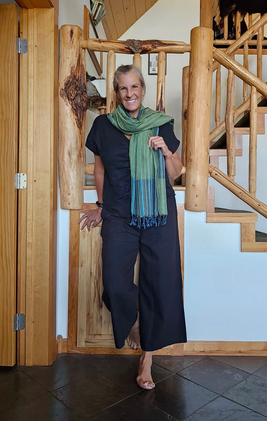 Customer photo review of NEW! Organic Cotton Turkish Towel Multi