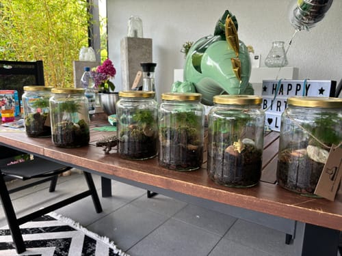 Customer photo review of Flaschengarten-Kindergeburtstags-Set