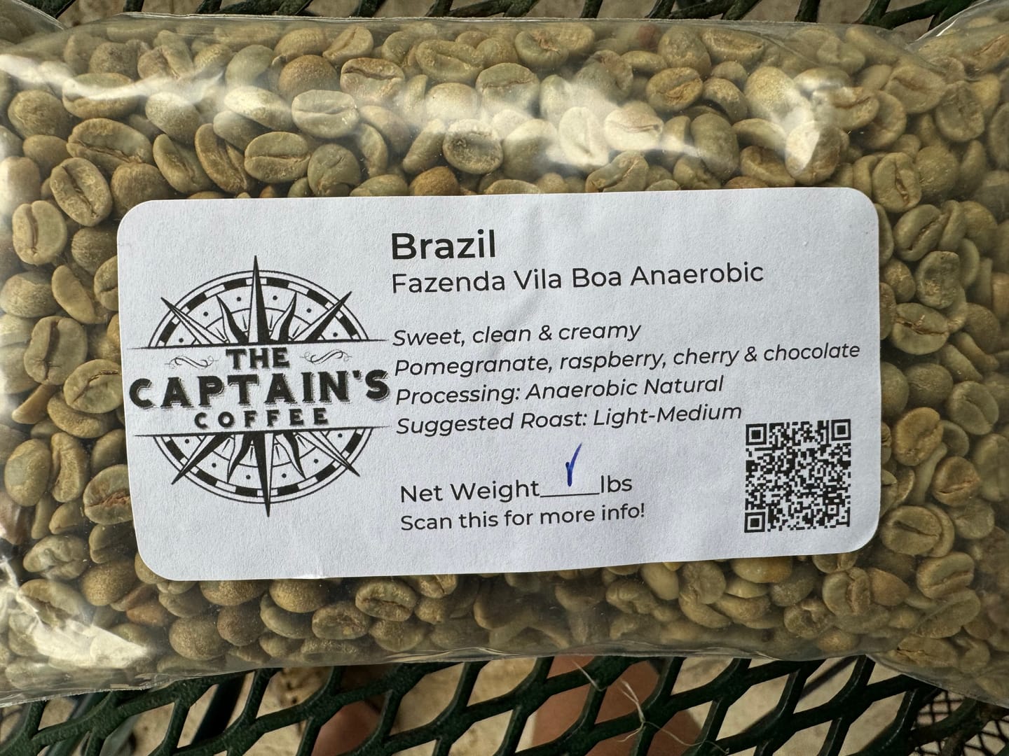Customer photo review of Brazil Fazenda Vila Boa Anaerobic Natural