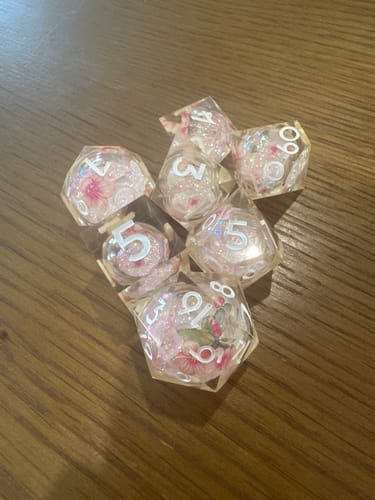 Customer photo review of Mystery Dice Blind Bags!