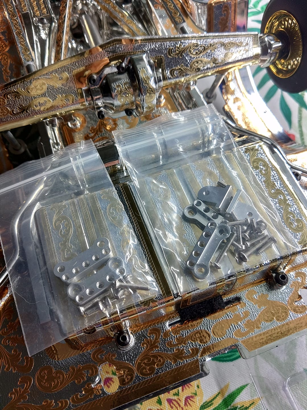 Customer photo review of Spare link kit parts