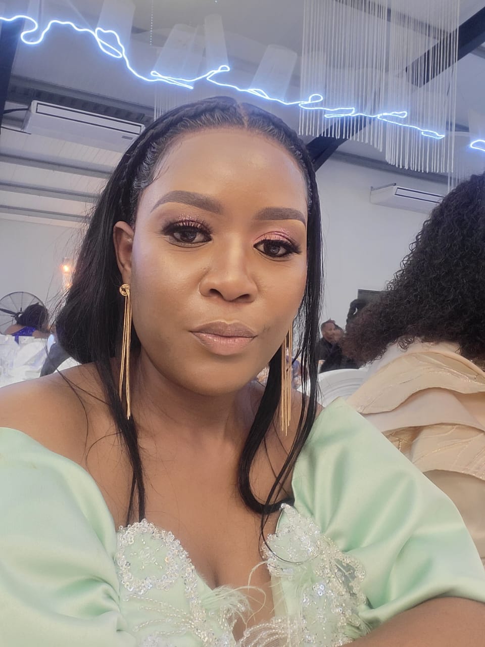 Customer photo review of Brazilian 4x4 Lace Wig - Water Wave 12"