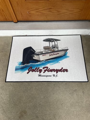 Customer photo review of Custom Digital Boat Artwork