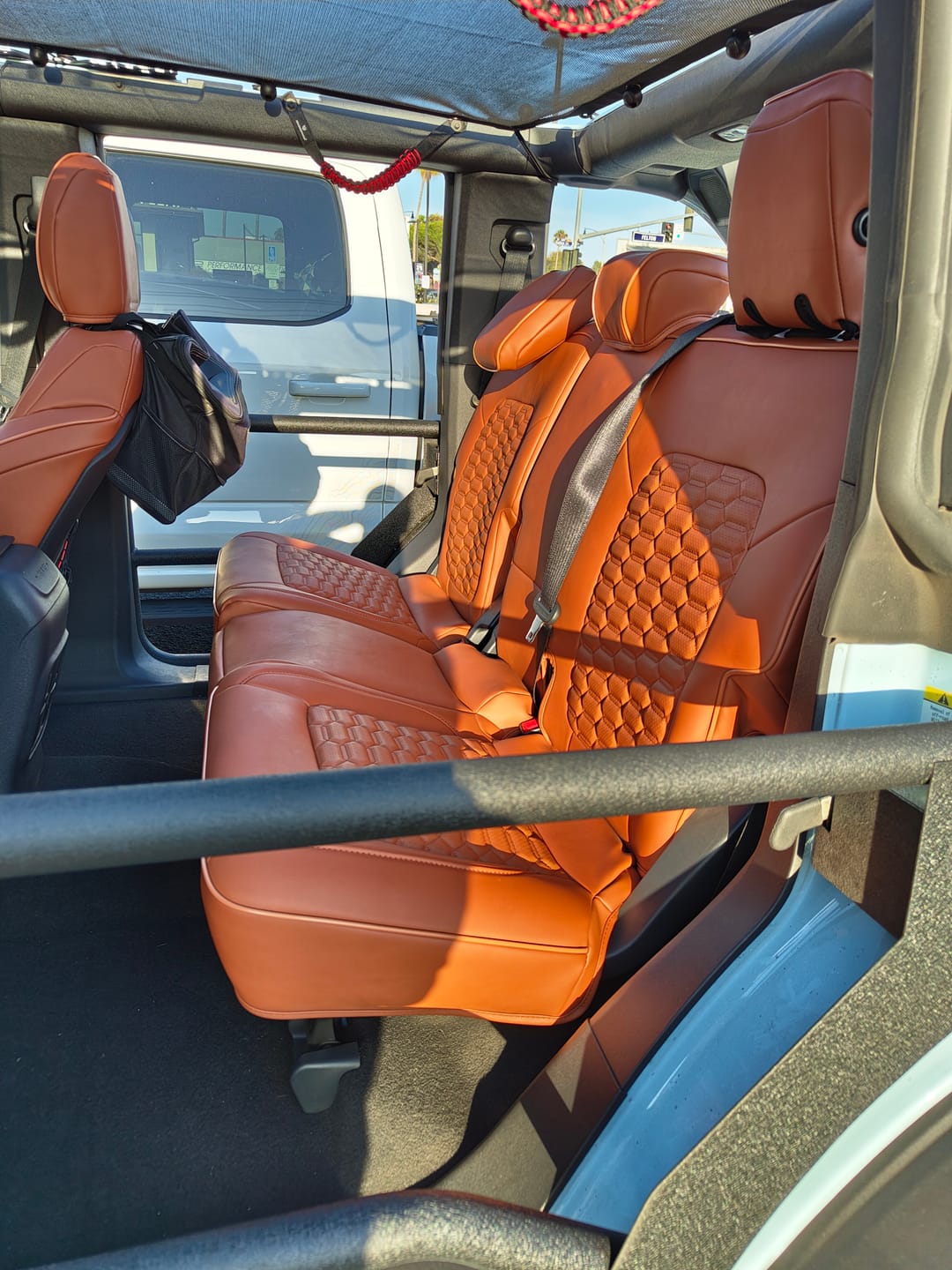 Customer photo review of 2021+ Ford Bronco 4 Door Custom Leather Seat Covers
