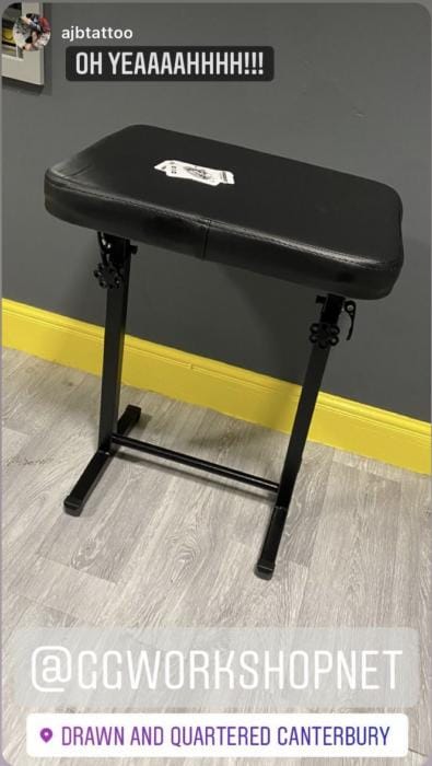 Customer photo review of Original Tattoo Armrest XL - pillow size 50x37cm - PATENTED