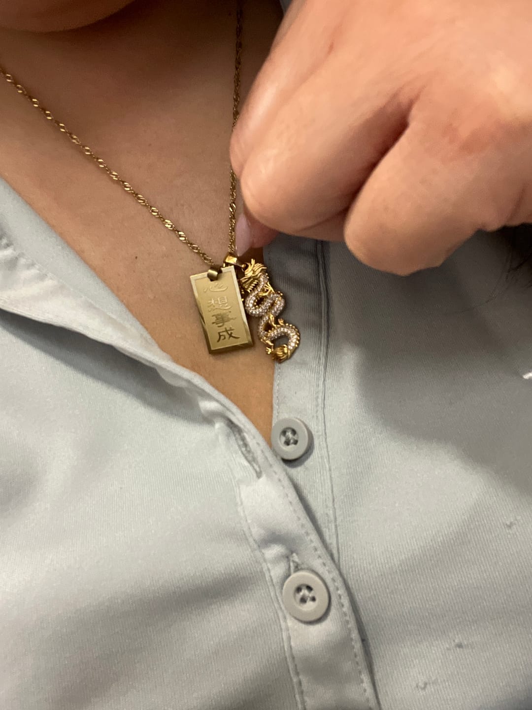 Customer photo review of Wishes & Dreams Good Luck Charm