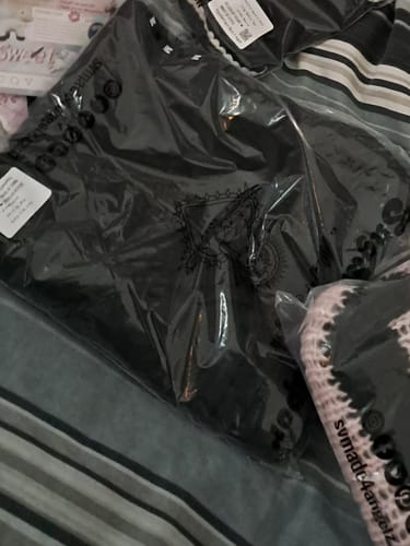 Customer photo review of Dark Sexy Waifu High Slit Dress