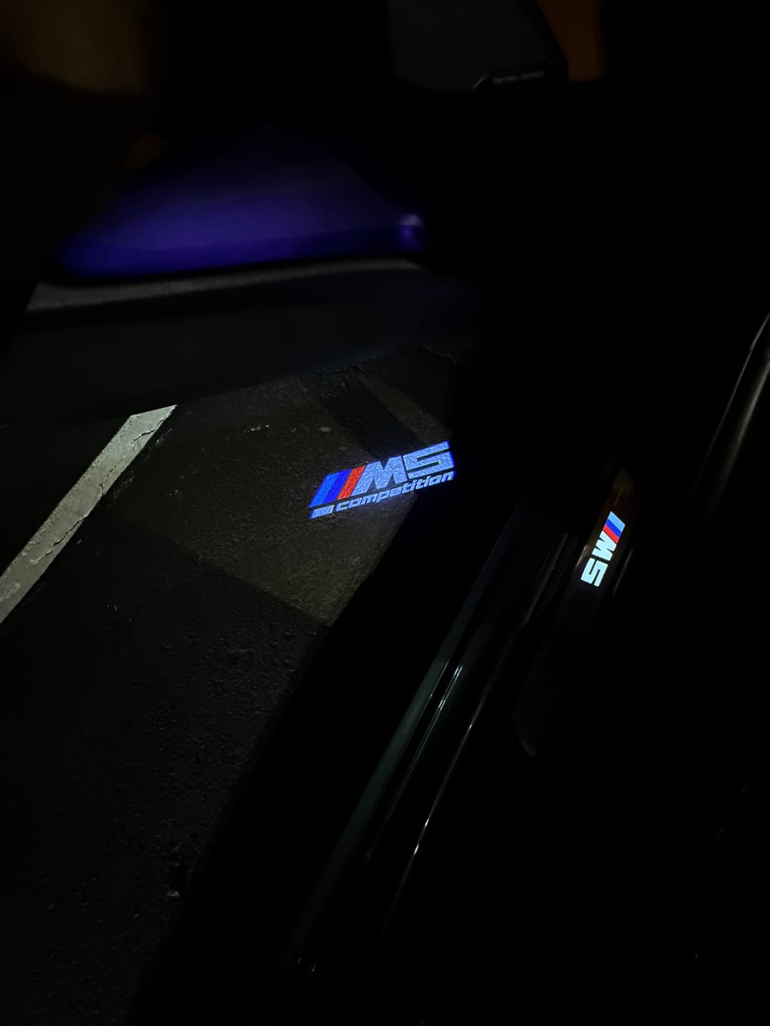 Customer photo review of BMW F SERIES DOOR LIGHTS