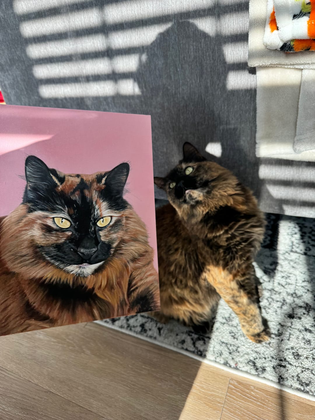 Customer photo review of Custom Pet Painting