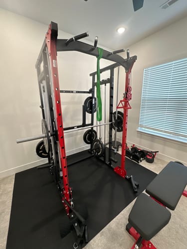 Customer photo review of Major Fitness SML07 All-In-One Home Gym Smith Machine
