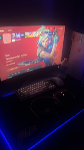 Customer photo review of Pewdiepie P1 - Mousepad XL