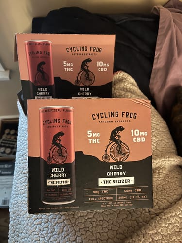 Customer photo review of Wild Cherry THC Seltzer, 6pk