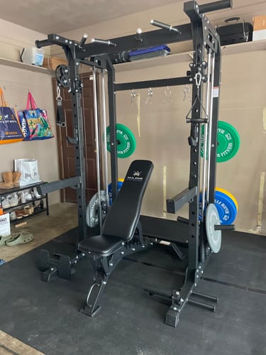 Customer photo review of MAJOR FITNESS All-In-One Home Gym Power Rack Package F22