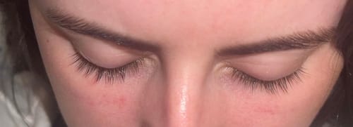 Customer photo review of Lash Growth Serum