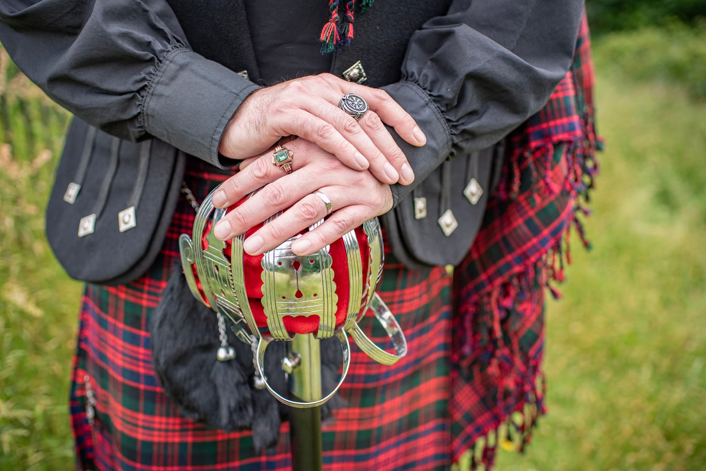 Customer photo review of Scottish Basket Hilt Broadsword