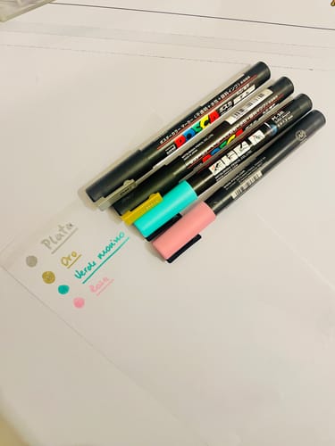 Customer photo review of Uni Posca PC-3M - Marcadores Finos Clásico (Japonés)