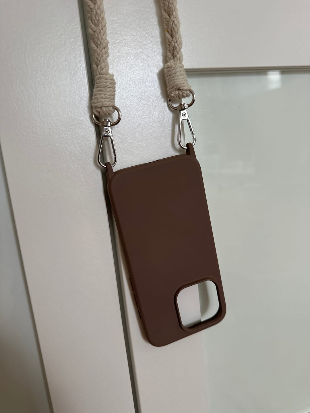 Customer photo review of Mix & Match iPhone Hülle - Braun