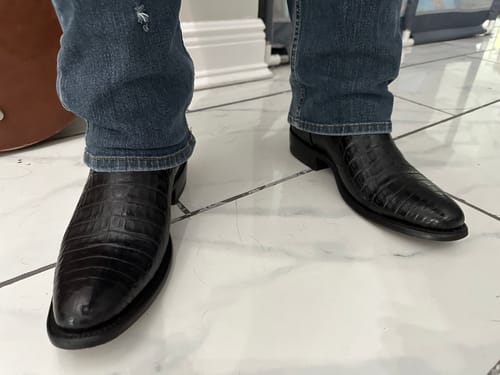 Customer photo review of Men's Villa Western Boots