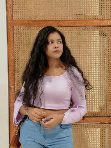 Customer photo review of Kynd Lavender Love Top