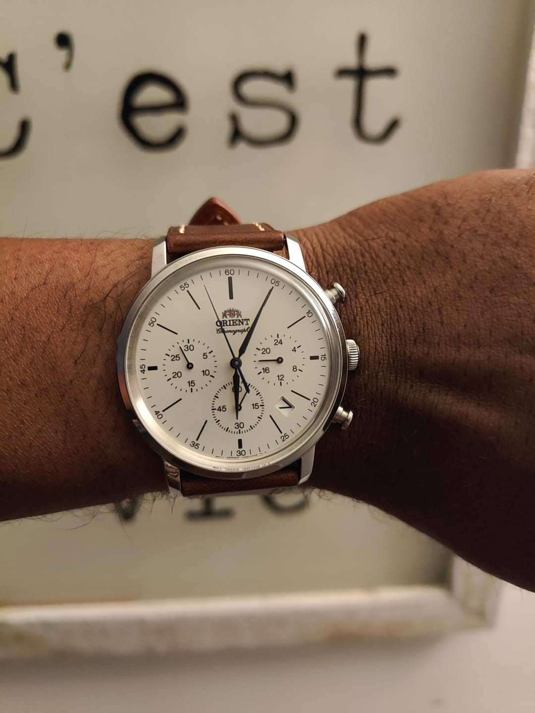 Customer photo review of Leather - Tapered Russet