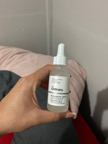 Customer photo review of Niacinamide 10% + Zinc 1% Oil Control Serum