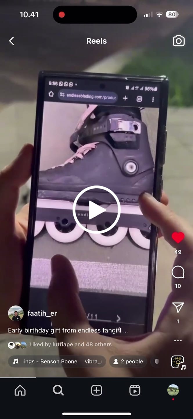 Customer video review of Intuition Premium Skate Liner