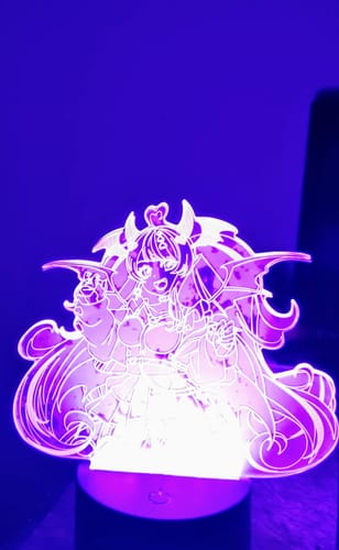 Customer photo review of Ironmouse Otaku Lamp (VShojo)