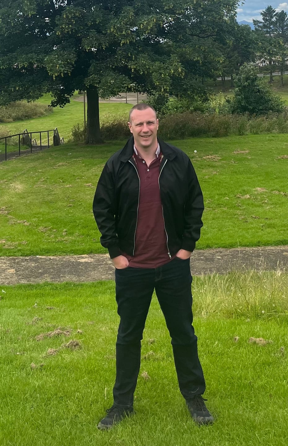 Customer photo review of Harrington Jacket - Black