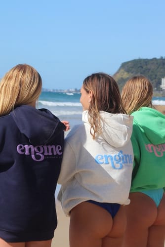 Customer photo review of Womens Hoodie - Foam Logo